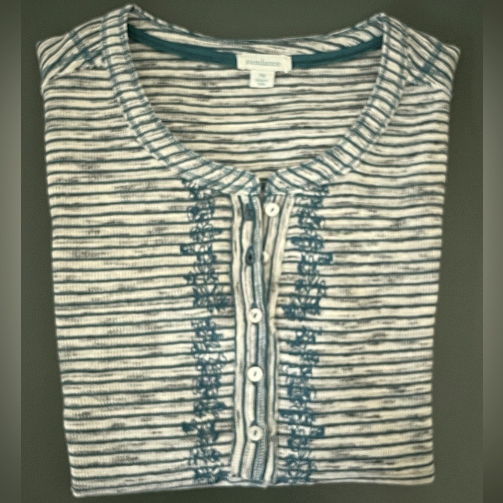 Sundance Embroidered Henley Top